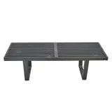 George Nelson, for Herman Miller Ebonized Bench