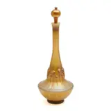 Favrile Glass Lilypad Decanter by Tiffany Studios, 1898, sold Dec 2024