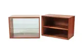 George Nelson, Walnut Vitrine and Bookshelf