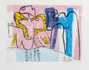 Le Corbusier, Unite, etching and aquatint, 1887