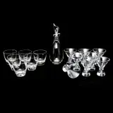 Barware, Decanter and Glasses by Alexander Joseph von Steuben, sold Apr 2024