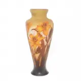 Galle, Signed Cameo Glass Vase