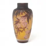 Signed Cameo Glass Vase by Galle, sold Sep 2023