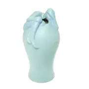 Pottery Pottery Despondency Figural Vase by Van Briggle, sold Oct 2023