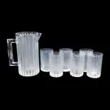 Jaffa Crystal Lemonade Service by Lalique, sold Jul 2022