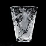 Crystal Ondines Vase by Lalique, sold Sep 2022