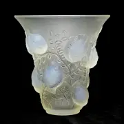 Saint Francois Opalescent Vase by Lalique, sold Nov 2022