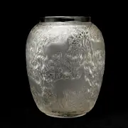 Crystal Biches Vase. by Lalique, sold Feb 2023