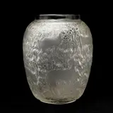 Crystal Biches Vase. by Lalique, sold Feb 2023