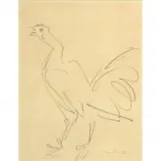 Isamu Noguchi, Cock Fight in Haiti, 1933, 1904