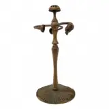 Bronze Spider Library Lamp Base. by Tiffany Studios, Brass base cover stamped: TIFFANY STUDIOS / NEW YORK/ 337, sold Dec 2021
