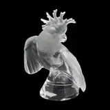 Lalique, Frosted Crystal Cockatoo.
