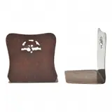 Dirk Van Erp, Copper Bookend Pair, Oak Tree Motif.