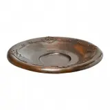 Dirk Van Erp, Riveted Oak Tree Motif Large Bowl.