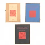 Wasmuth Portfolios, Group of 3 by Frank Lloyd Wright, 1869, sold Apr 2021