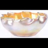 Gold Aurene Fluted Bowl. by Alexander Joseph von Steuben, sold Jun 2020