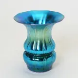 Alexander Joseph von Steuben, Blue Aurene Glass Vase.