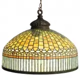 Curtain Border Hanging Lamp 1615-21. by Tiffany Studios, 1910, sold Sep 2020