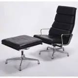 Charles and Ray Eames, 438 Lounge Chair and 423 Ottoman.