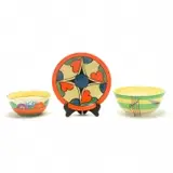 Bizarre Art Deco Pottery Articles, Lot of Three. by Clarice Cliff, 1930, sold Nov 2019