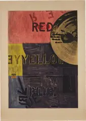 Periscope by Jasper Johns, 1981, Etching and aquatint in colors, on Rives BFK paper, with full margins, offered Oct 2018