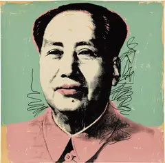 Mao by Andy Warhol, 1972, Screenprint in colours, on Beckett High White paper, the full sheet,, sold Oct 2018