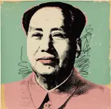 Mao by Andy Warhol, 1972, Screenprint in colours, on Beckett High White paper, the full sheet,, sold Oct 2018