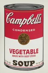 Vegetable, from Campbell's Soup I by Andy Warhol, 1968, Screenprint in colors, on wove paper, with full margins, sold Oct 2018
