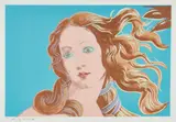 Details of a Renaissance Painting (Sandro Boticelli Birth of Venus 1482) by Andy Warhol, 1984, Screenprint in colors, on Arches Aquarelle paper, with full margins, sold Oct 2018