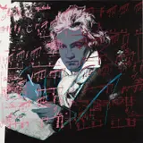 Beethoven by Andy Warhol, 1987, Screenprint in colors, on Lenox Museum Board, the full sheet,, sold Oct 2018