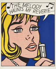Roy Lichtenstein, Reverie, from 11 Pop Artist's, Volume II, 1965, Screenprint in colors, on smooth wove paper, with full margins