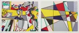 Roy Lichtenstein, Tel Aviv Museum Print, 1989, Lithograph in colors, on Rives BFK paper, with full margins