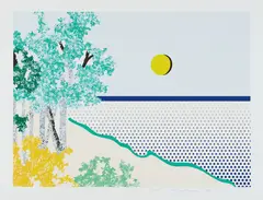 Titled by Roy Lichtenstein, 1996, Screenprint in colors, on Coventry Rag paper, with full margins, sold Oct 2018