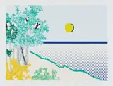 Roy Lichtenstein, Titled, 1996, Screenprint in colors, on Coventry Rag paper, with full margins