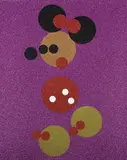 Minnie (Pink Glitter) by Damien Hirst, 2016, Screenprint in colors with glitter, on wove paper, the full sheet, sold Oct 2018