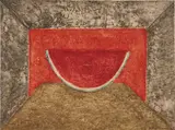 Interior con Sandía (Interior with Watermelon) by Rufino Tamayo, 1975, Etching in colors, on Guarro paper, the full sheet, sold Oct 2018