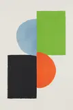 La Rochelle by Sonia Delaunay, 1970, Lithograph in colors, on wove paper, with full margins, sold Oct 2018