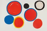 Cibles variables (Variable Targets) by Alexander Calder, 1969, Lithograph in colors, on Lana paper, the full sheet, sold Oct 2018