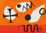 Jaune d'Ouef (Egg Yolk) by Alexander Calder, 1969, Lithograph in colors, on Rives BFK paper, the full sheet, with an accompanying certificate of authenticity from Galerie , sold Oct 2018