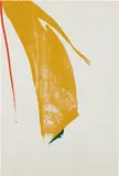 Helen Frankenthaler, What Red Lines Can Do: one plate