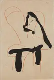 Beau Geste VIII by Robert Motherwell, 1989, Lithograph in colors, on Gampi handmade paper, the full sheet, sold Oct 2018
