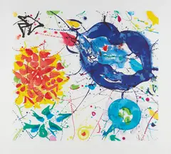 Untitled III (SFE-066) by Sam Francis, 1987, Etching, aquatint and drypoint in colors, on Fabriano paper, with full margins, sold Oct 2018