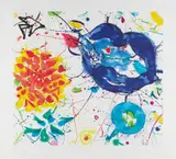 Sam Francis, Untitled III (SFE-066), 1987, Etching, aquatint and drypoint in colors, on Fabriano paper, with full margins