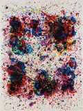 Sam Francis, Spun for James Kirsch, 1972, Screenprint in colors, on Arches 88 paper, the full sheet