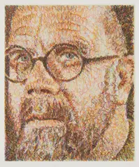 Self Portrait/Squiggle/Etching by Chuck Close, 2000, Etching in colors, on Hahnemühle paper, with full margins, offered Oct 2018