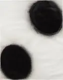 Donald Sultan, Black Eggs November 1989, 1989, Charcoal on heavy wove paper