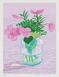 Untitled (iPad drawing), from A Bigger Book, Art Edition A by David Hockney, 2010/2016, iPad drawing in colors, printed on archival paper, with full margins, contained in the original blue cloth-covered folio, sold Oct 2018
