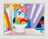 Tom Wesselmann, Stil Life with Lilies and Mixed Fruit, 1998, Screenprint in colors, on Museum board, with full margins