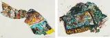Malcolm Morley, Miami Postcards: two plates, 1973, Two lithographs in colors, on Rives BFK paper, the full sheets