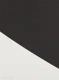 Ellsworth Kelly, Blue Curve (Black State), from Third Curve Series